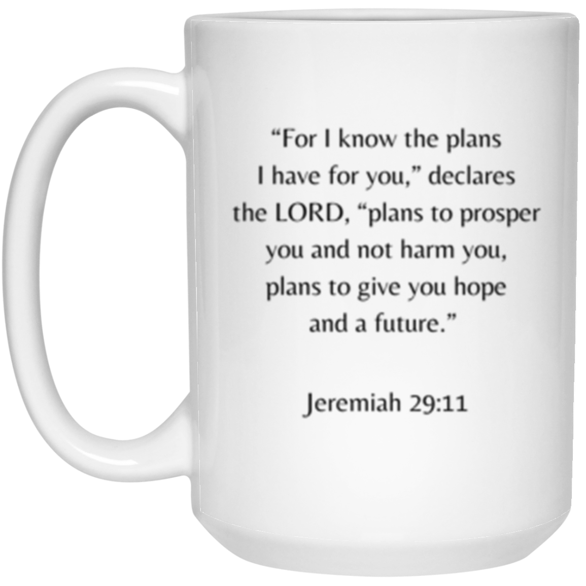 Jeremiah 29:11 Mug