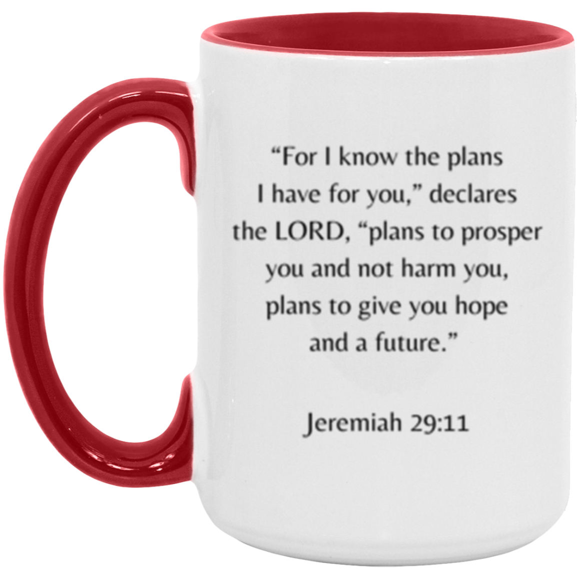 Jeremiah 29:11 Mug