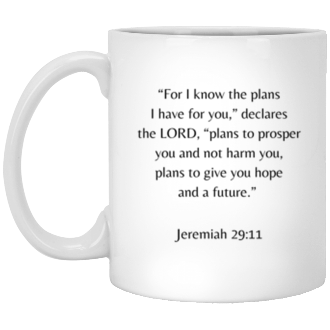 Jeremiah 29:11 Mug