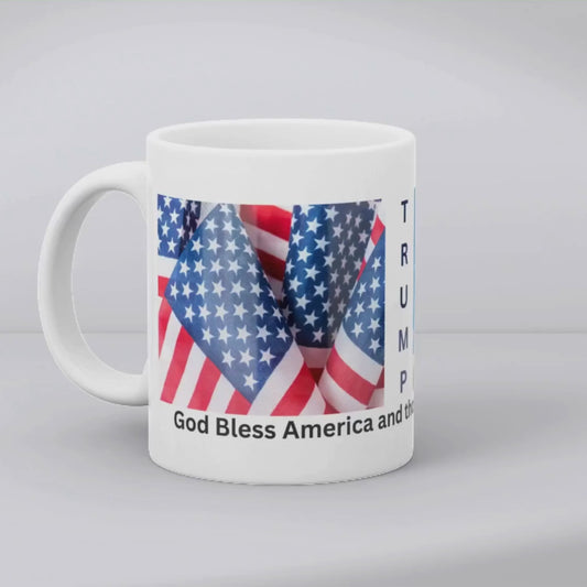 Trump 2024 - God Bless America Mug